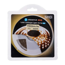 Taśma LED 5 m 10 W/m 4000K neutralna barwa światła 24V