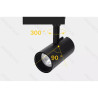 Reflektor LED 24W 2700lm 4000K czarny do szyn dwuprzewodowych