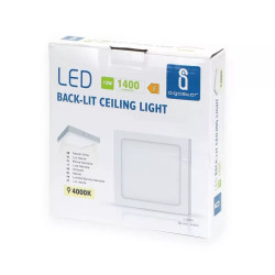 Panel natynkowy LED 12W 4000K 1400lm biały do wnętrz