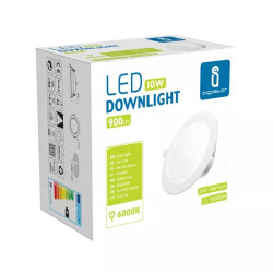 Panel LED podtynkowy 10W 6000K 963 lumeny biały IP44 montaż podtynkowy