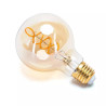 Żarówka LED dekoracyjna G80 E27 4W ciepła 1800K złota szklana