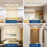 Panel natynkowy LED 16W ciepła barwa 3000K 1648lm biały