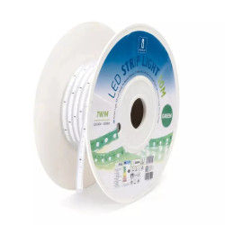 Taśma LED 50m 8 mm zielona 7W/m zasilana 230V, IP65, 120 diod