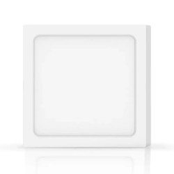Panel LED natynkowy kwadratowy 18W 3000K 2000lm biały IP20
