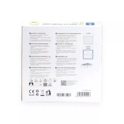 Panel LED natynkowy kwadratowy 18W 3000K 2000lm biały IP20