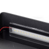 Kinkiet ścienny LED 12,5W czarny dwustronny zimna barwa światła