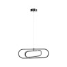 Lampa wisząca LED 35W zimna barwa 6500K chromowana do wnętrz