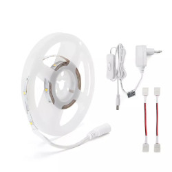 Taśma LED 3m 6.5W ciepłe światło 3000K 580lm DC12V z włącznikiem