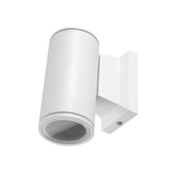 Kinkiet ścienny LED biały GU10 IP65 aluminiowy do montażu ściennego