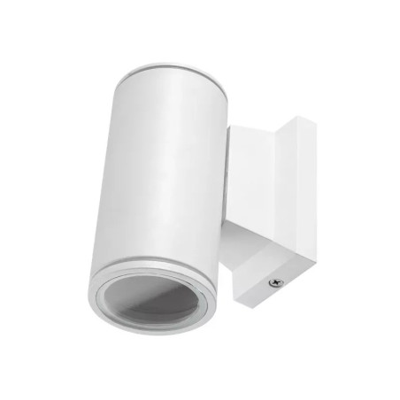 Kinkiet ścienny LED biały GU10 IP65 aluminiowy do montażu ściennego