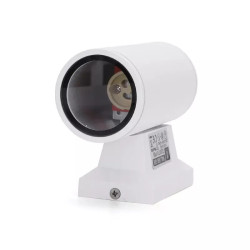 Kinkiet ścienny LED biały GU10 IP65 aluminiowy do montażu ściennego