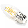 Żarówka LED świeczka 4W E27 ciepła 2700K 400lm ściemnialna szklana