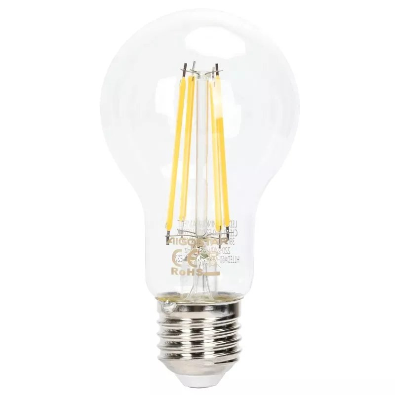 Żarówka LED 6W E27 2700K 600lm ściemnialna transparentna szklana