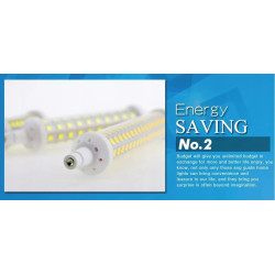 Żarnik LED z trzonkiem R7S 78 mm i diodami SMD 2835 w białej obudowie