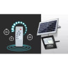 Naświetlacz solarny LED 100W 6500K z panelem polikrystalicznym i pilotem