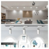 Reflektor LED 15W 1700lm zimna barwa 6500K do systemów szynowych dwuprzewodowych
