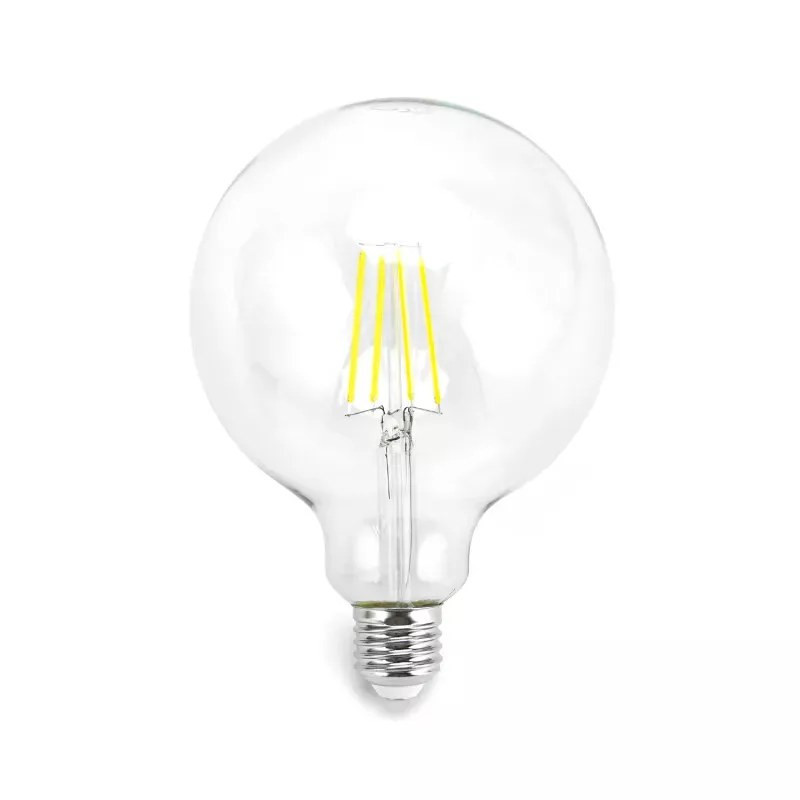 Żarówka LED Filament G125 E27 4W 6500K zimne światło 470lm
