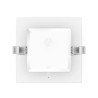 Kwadratowy panel LED 6W ciepłe światło 3000K 600lm podtynkowy