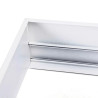 Rama natynkowa aluminiowa 600x600 mm biała do paneli LED