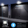 Halogen solarny LED 300W 6500K zimne światło z panelem monokrystalicznym