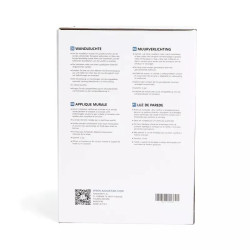 Kinkiet ścienny czarny IP44 E27 max 60W bez źródła światła