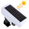 biały reflektor solarny na ścianę z 77 diodami LED i pilotem
