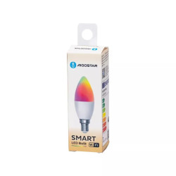 Żarówka LED E14 6,5W RGB + regulacja barwy od 2700K do 6500K