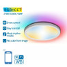 Lampa sufitowa LED 18W RGB+CCT 1900lm WiFi sterowanie aplikacją