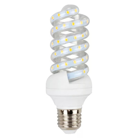 Żarówka LED spiralna E27 13W 3000K 1290 lumenów szklana do wnętrz
