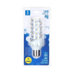 Żarówka LED spiralna E27 13W 3000K 1290 lumenów szklana do wnętrz