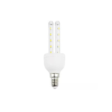 Żarówka LED 8W E14 6500K 730lm U 2U szklana przezroczysta