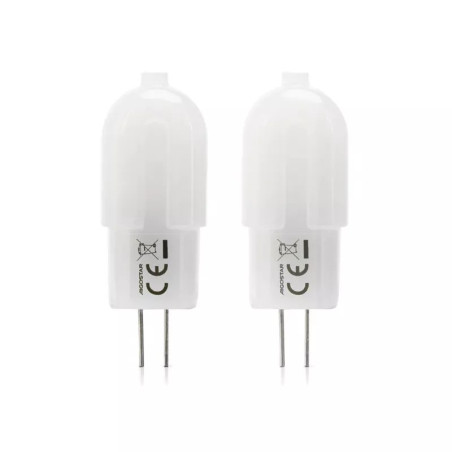 Żarówki LED G4 1,7W 160lm zimna barwa 6500K AC/DC 12V 2 sztuki