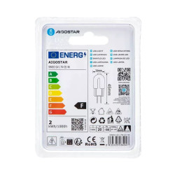 Żarówki LED G4 1,7W 160lm zimna barwa 6500K AC/DC 12V 2 sztuki
