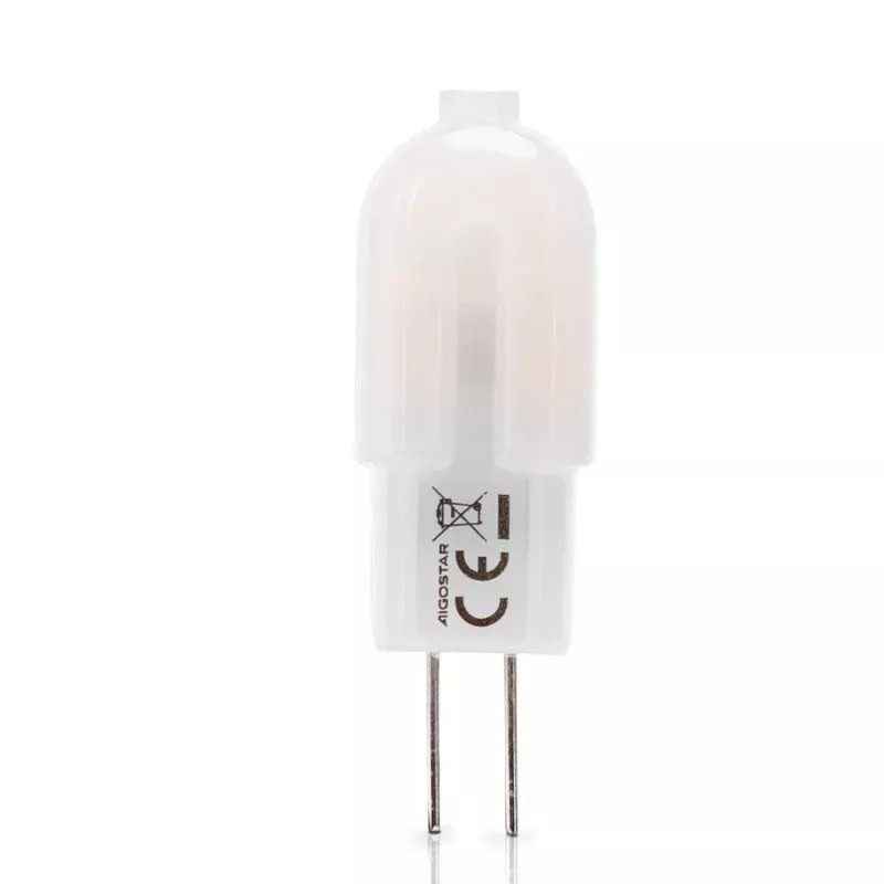 Żarówka LED G4 1,3W ciepłe światło 3000K mleczna DC12V 120lm