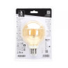 Żarówka LED Filament G95 E27 4W bursztynowe szkło ciepłe światło