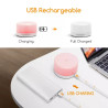 4x lampka nocna LED akumulatorowa 1W USB ciepła barwa 3000K