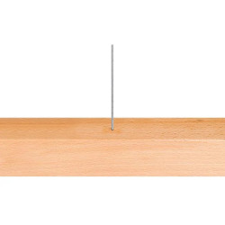 Lampa liniowa wisząca LED 120 cm z drewnianym elementem i czarną podsufitką na regulowanych linkach