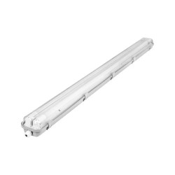 Oprawa LED 72W długości 127 cm z przezroczystą osłoną i klipsami montażowymi