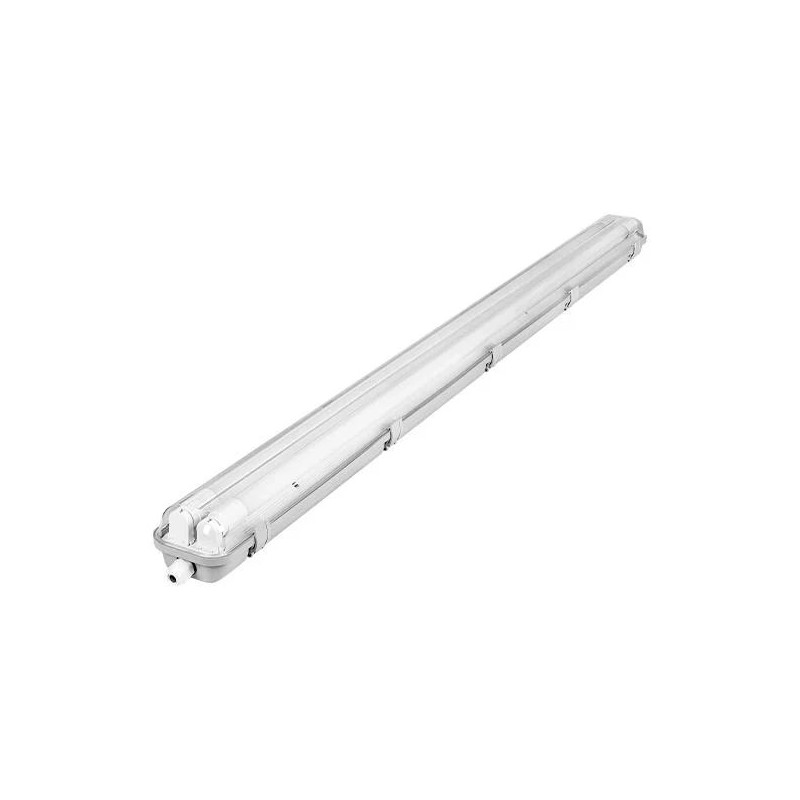Oprawa LED 72W długości 127 cm z przezroczystą osłoną i klipsami montażowymi