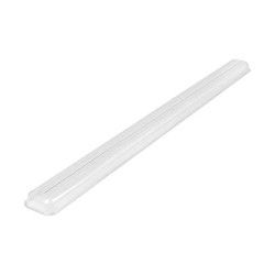 Oprawa LED 72W długości 127 cm z przezroczystą osłoną i klipsami montażowymi