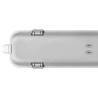 Oprawa LED 72W długości 127 cm z przezroczystą osłoną i klipsami montażowymi