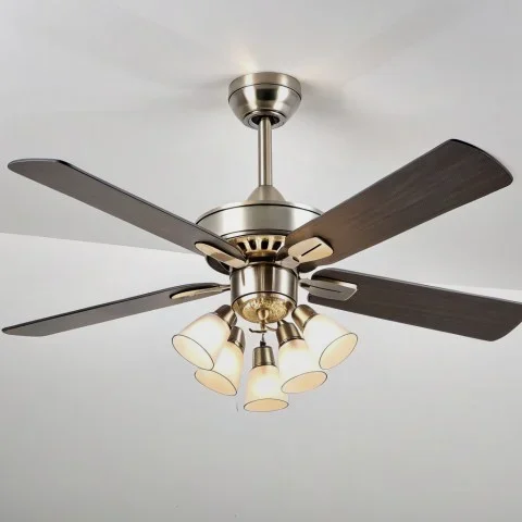 Lampy sufitowe z wentylatorem