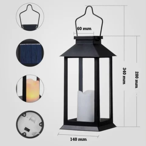 Lampiony LED nagrobne